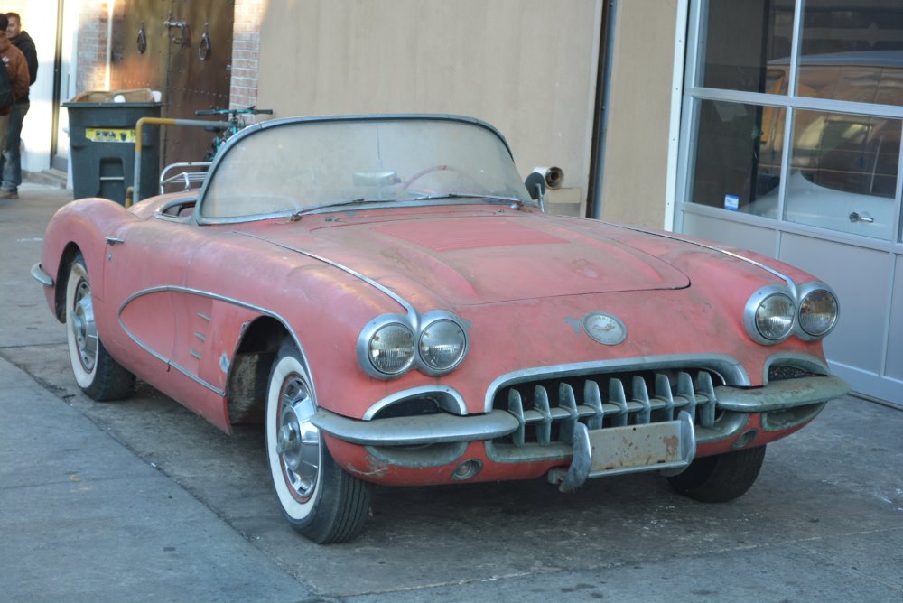 1958 corvette model car