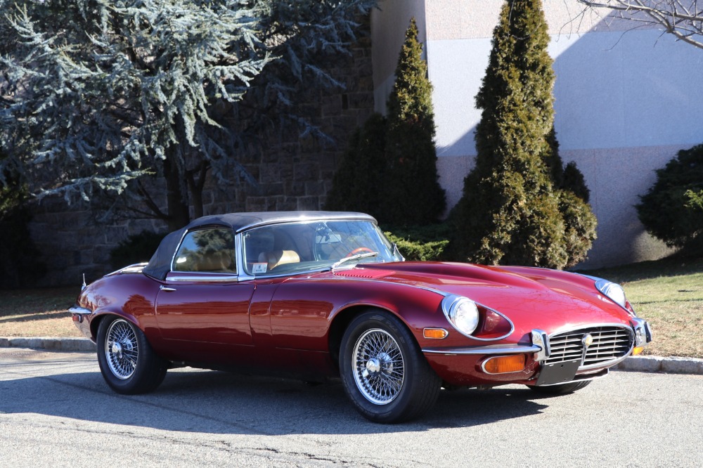 1974 Jaguar XKE E-Type Roadster with Corvette Engine Stock # 22779