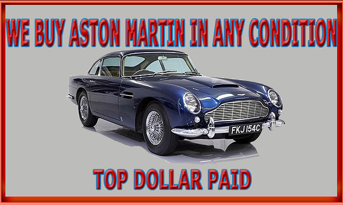 Sell Aston Martin Call Peter Kumar We buy Classic Aston Martin